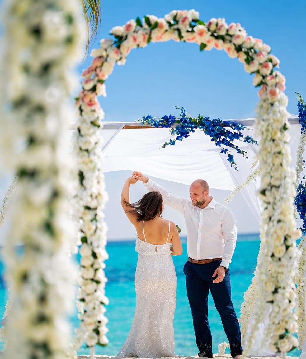 Celebrate your love story with a breathtaking beach wedding in paradise.